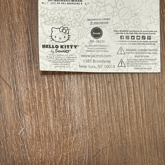 Hello Kitty Rhinestone Keychain (NWT)(LS) - Picture 6 of 6